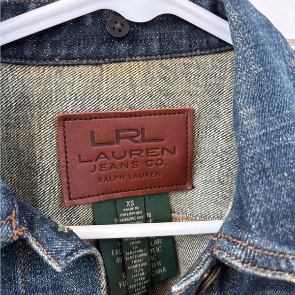 NWOT Ralph Lauren Dark Blue Jean Jacket - Picture 6 of 6